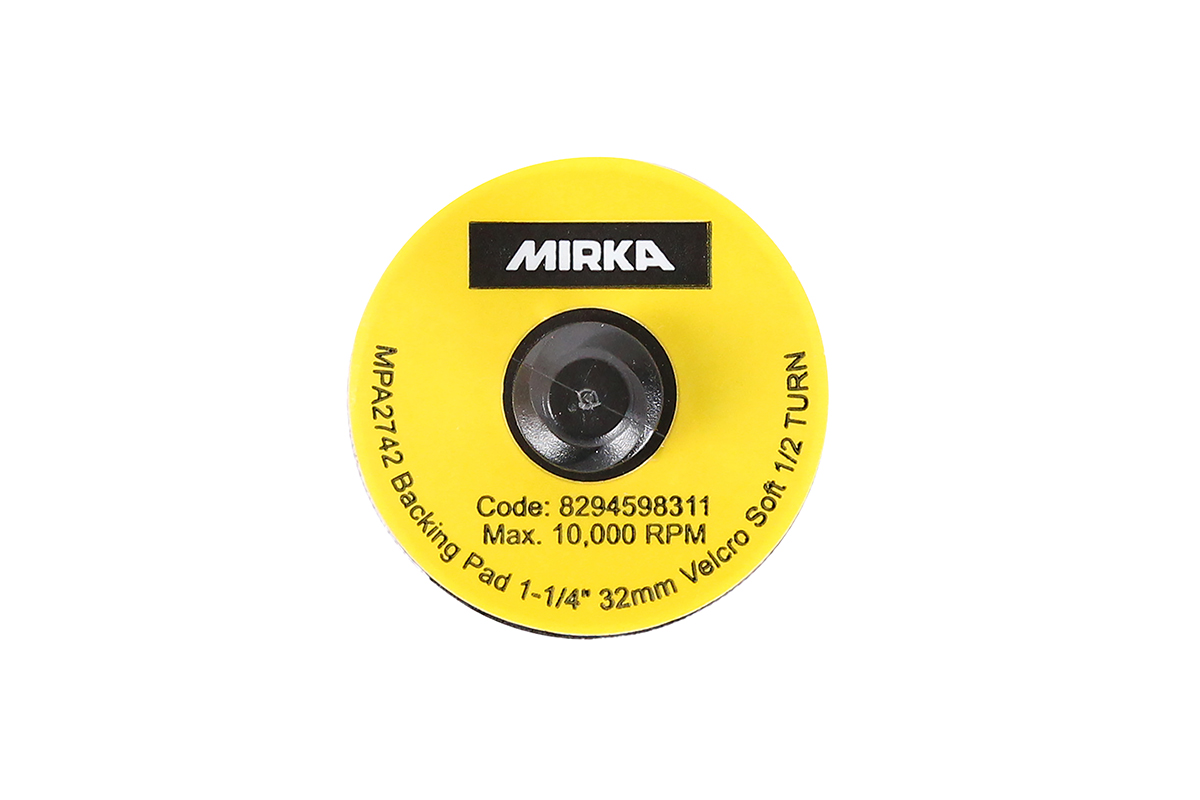 MIRKA Schleifteller Quick Lock 32mm Grip Soft, 10/Pack