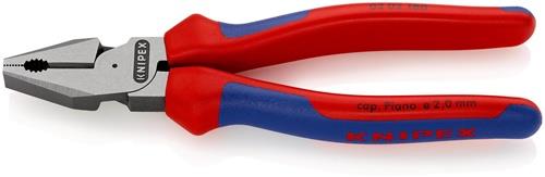 KNIPEX Kraftkombizange L.180mm pol.Mehrkomp.-Hülle KNIPEX