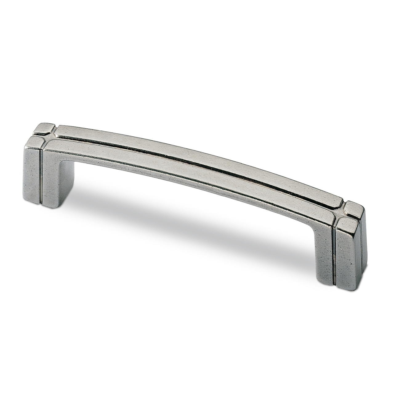 HETTICH Griff Corduba, •–• 128, L 146 mm, B 18 mm, H 28 mm, Zinn Optik, 115266