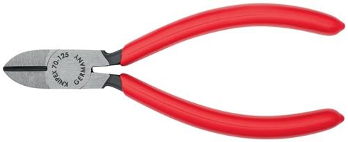 KNIPEX Seitenschneider L.125mm Kopf pol.Ku.-Überzug KNIPEX