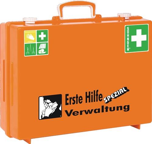 SÖHNGEN Erste Hilfe Koffer Beruf SPEZIAL Verwaltung B400xH300xT150ca.mm orange SÖHNGEN