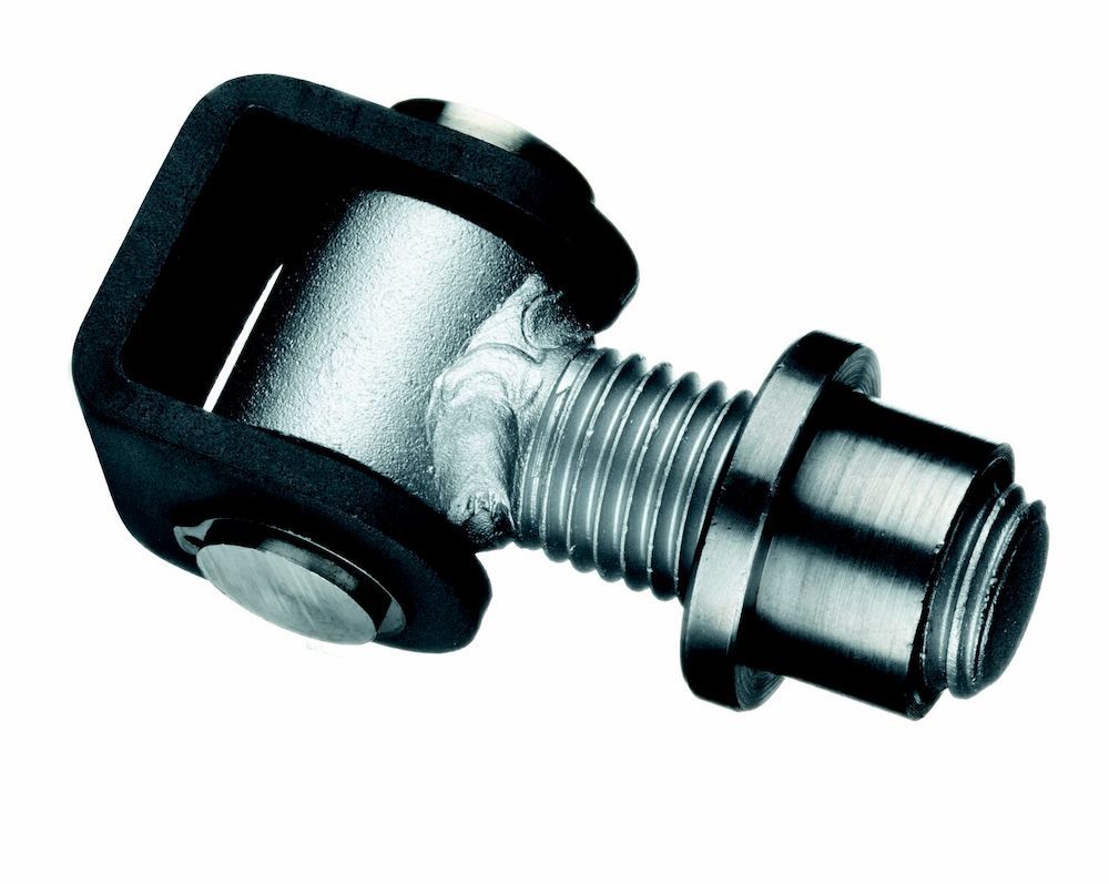 POLLMANN Torband verstellbar mit Einschweißmutter, Eisen blank