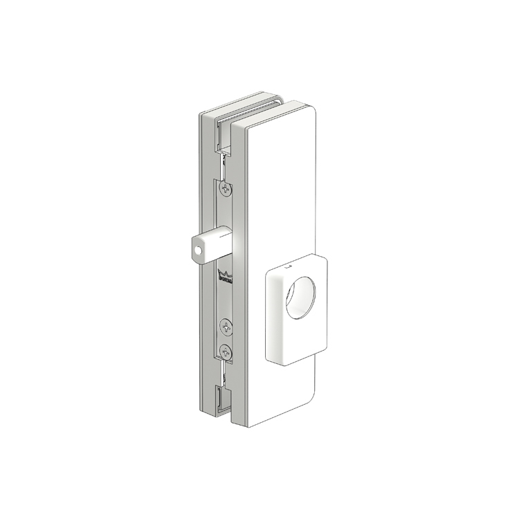 DORMA GLAS Eckschloss MUNDUS PREMIUM US 20, 42.523, Aluminium DORMA GLAS Eckschloss MUNDUS PREMIUM US 20, 42.523, Aluminium