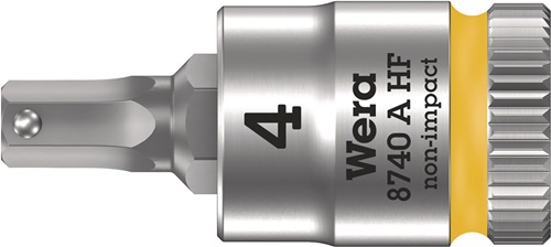 WERA Steckschlüsseleinsatz 8740 A HF 1/4 Zoll SW 4mm L.28mm WERA WERA Steckschlüsseleinsatz 8740 A HF 1/4 Zoll SW 4mm L.28mm WERA