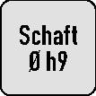 PROMAT Maschinenreibahle DIN 8093 H7 Form B D.4,5mm VHM PROMAT