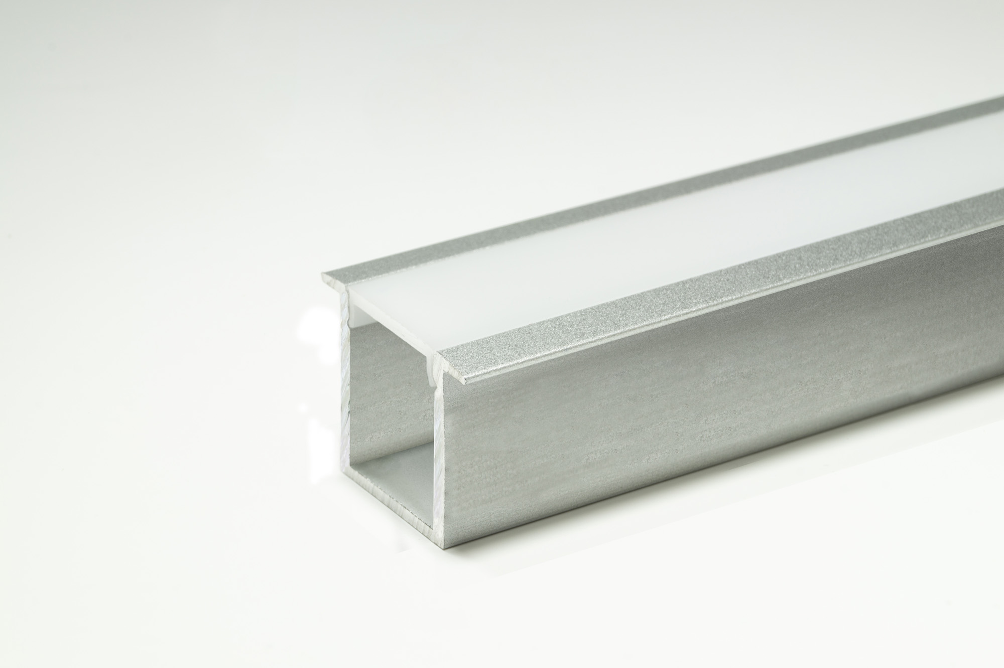 L&S LED Leuchtenprofil Prag 24x19 Einbau Aluminium EV1 L:3080 mm