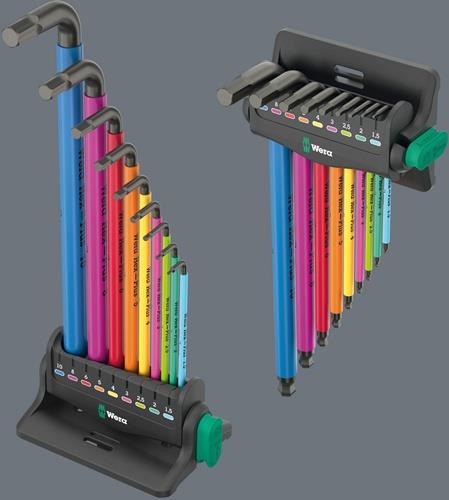 WERA Winkelschraubendrehersatz 950/9 Hex-Plus Multicolour 3 10-tlg.metrisch WERA Winkelschraubendrehersatz 950/9 Hex-Plus Multicolour 3 10-tlg.metrisch
