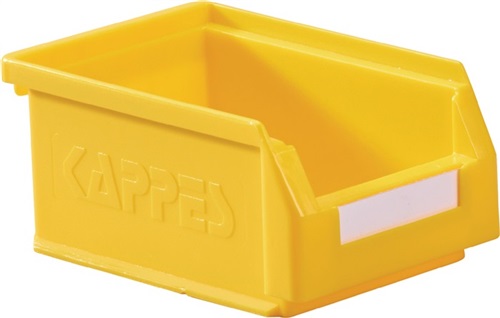 KAPPES Sichtlagerkasten L160xB105xH75mm PE gelb RASTERPLAN