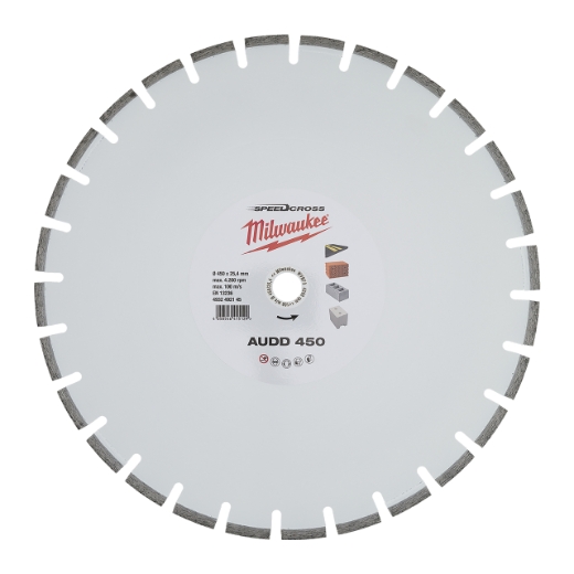 für abrasive Materialien Speedcross Diamanttrennscheibe AUDD 450 mm