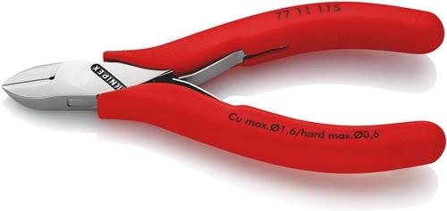 KNIPEX Elektronik-Seitenschneider L.115mm Form 1 Facette ja Ku.-Überzug