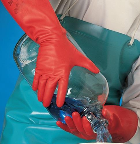 ANSELL Chemiehandschuh AlphaTec Sol-Vex 37-900 Gr.8 rot EN 388,EN 374,ISO 9001 ANSELL Chemiehandschuh AlphaTec Sol-Vex 37-900 Gr.8 rot EN 388,EN 374,ISO 9001