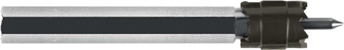 RUKO Schweißpunktfräser D.9,6xGesamt-L.72mm HSS Blank/Schwarzoxidierte Oberfl. RUKO