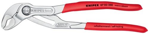 KNIPEX Wasserpumpenzange Cobra® L.250mm Spann-W.46mm verchr.Ku.-Überzug KNIPEX