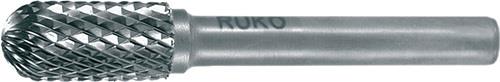 RUKO Frässtift WRC D.16mm Kopf-L.25mm Schaft-D.6mm HM Blank Verz.KVZ 4 RUKO