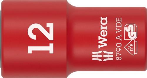 WERA Steckschlüsseleinsatz 8790 A VDE 1/4 Zoll SW 12mm L.41mm WERA