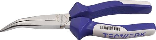 TECWERK Flachrundzange L.200mm 40Grad gew.Mehrkomp.-Hüllen TECWERK
