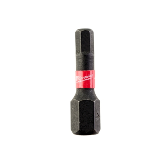 MILWAUKEE Hex 4 / 25 mm Schrauberbit SHOCKWAVE