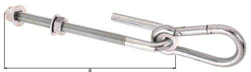 GAH Schaukelhaken Maß a 200mm STA galv.verzinkt, dickschichtpassiviert GAH
