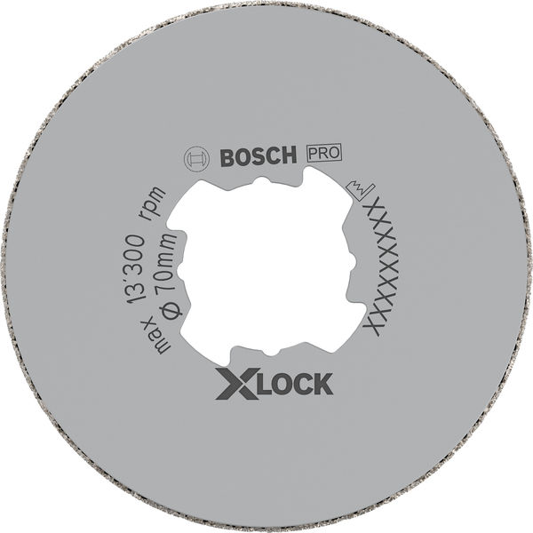 BOSCH Diamanttrockenbohrer X-LOCK Best for Ceramic Dry Speed, 70 x 35 mm