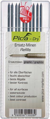 PICA Minenset Pica-Dry 10x graphit feucht abwischbar 10 Minen/Set