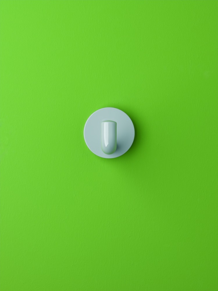 HEWI Wandhaken 477.90.030, Polyamid, 477.90.030 86