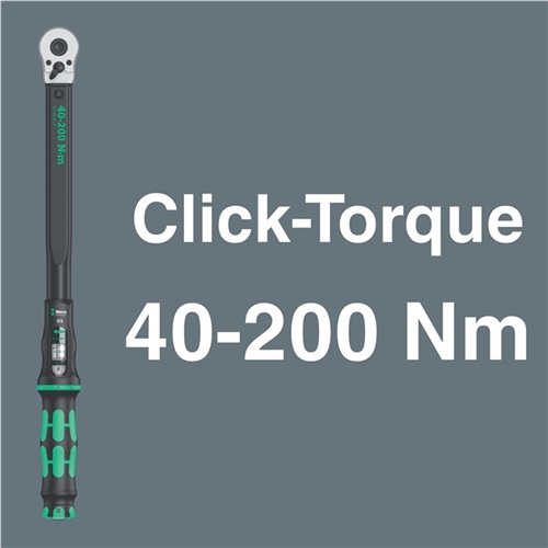 WERA Drehmomentschlüsselset Click-Torque C 3 Set 1 13-tlg.40-200 Nm 1/2 Zoll