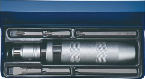TECWERK Schraubenlösersatz 8-tlg.1/2 Zoll in Stahlbl.-Kass.TECWERK