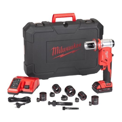 MILWAUKEE Bürstenlose Akku-Lochstanzer M18HKP-201CA MILWAUKEE Bürstenlose Akku-Lochstanzer M18HKP-201CA