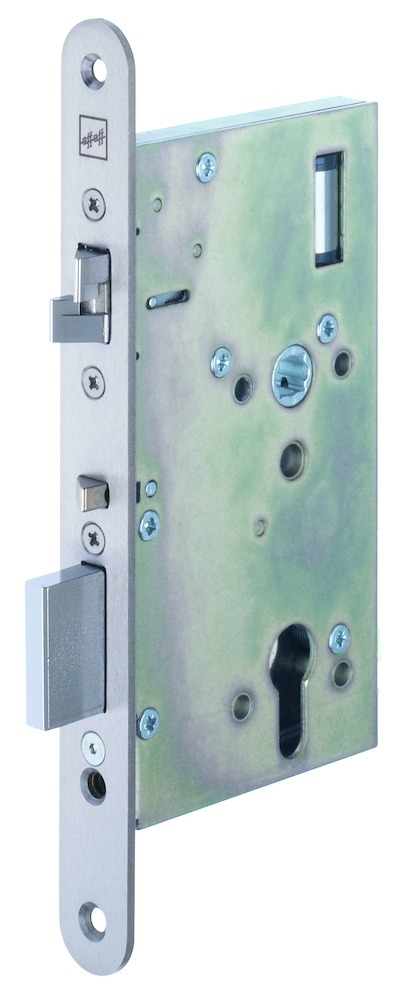 effeff Einsteckschloss (elektromechanisch) 509X, Panik Funktion E, Eldelstahl, Flachstulp, 1-flg., mit FS effeff Einsteckschloss (elektromechanisch) 509X, Panik Funktion E, Eldelstahl, Flachstulp, 1-flg., mit FS