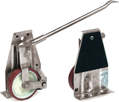 FETRA Hubroller Tragfähigkeit/Paar 1000kg Polyurethan-Bereifung gelb verz.