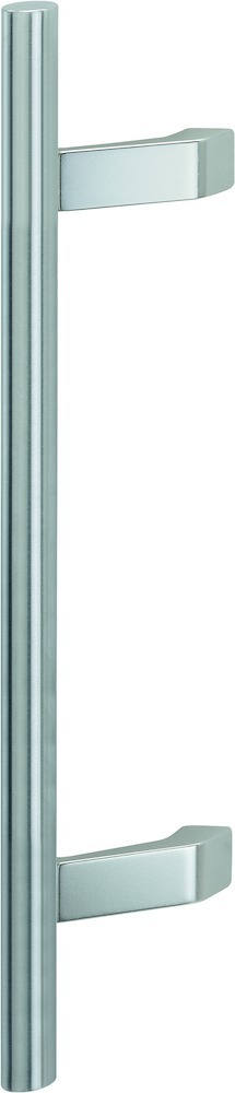HOPPE    BA 400 mm L   Edelstahl Objekttür, Haustür matt/aluminium natur