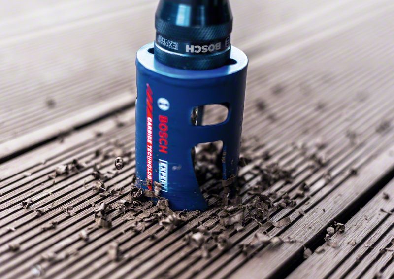 BOSCH EXPERT Construction Material Lochsäge, 54 x 60 mm. Für Dreh- und Schlagbohrer