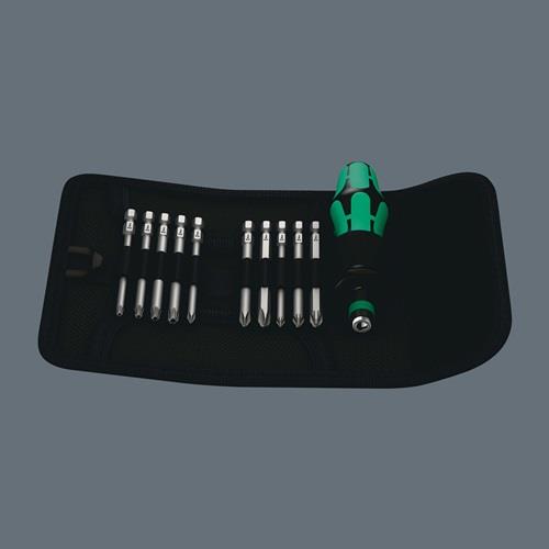 WERA Bitsatz Kraftform Kompakt 41 11teilig Handhalter/10Bits L.89mm Wera WERA Bitsatz Kraftform Kompakt 41 11teilig Handhalter/10Bits L.89mm Wera