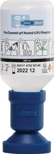 PLUM Augenspülflasche pH Neutral 200 ml 3 Jahre (ungeöff. Flasche) DIN EN15154-4 PLUM