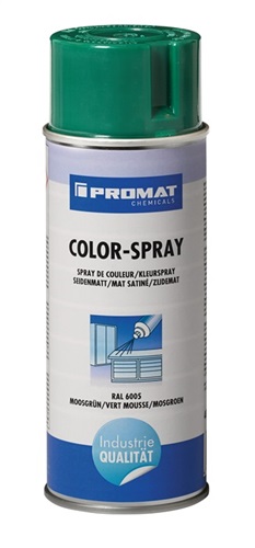 PROMAT CHEMICALS Colorspray moosgrün seidenmatt RAL 6005 400 ml Spraydose PROMAT CHEMICALS