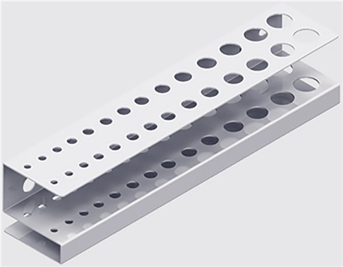 ELEMENT-SYSTEM Bohrerleiste H.40mm B.188mm T.40mm STA weiß ALFER ELEMENT SYSTEM