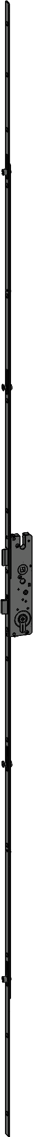 WINKHAUS Mehrfachverriegelung STV F1660 RT4, 8/92, umstellbare Falle, Stahl WINKHAUS Mehrfachverriegelung STV F1660 RT4, 8/92, umstellbare Falle, Stahl
