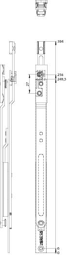 WINKHAUS Zusatzschere ZSR, Stahl,
