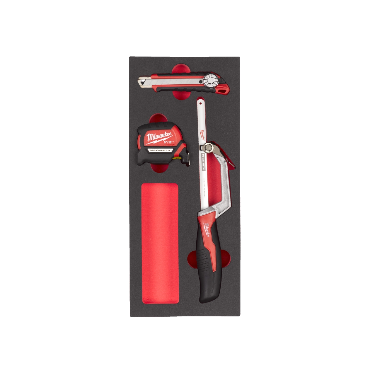 MILWAUKEE 3-teilige Einlage für Werkstattwagen 78 cm Messen und Schneiden Einlage