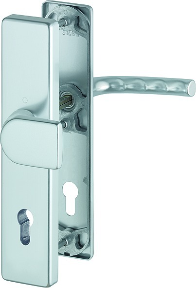 HOPPE® Schutz-Wechselgarnitur mit Langschild Birmingham 78G/2222A/2440/1117, 10/92 mm, Aluminium, 3958847