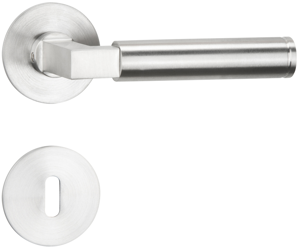 HERMAT Wechselgarnitur mit Rosetten INFINITY 1831/2636.FL/3127, Edelstahl