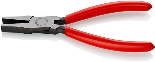 KNIPEX Flachzange Gesamt-L.160mm Kopf pol.schwarz atram.Ku.-Überzug KNIPEX