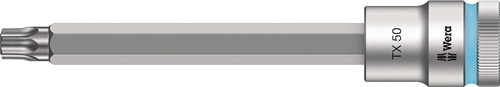 WERA Steckschlüsseleinsatz 8767 C HF TORX® 1/2 Zoll T50 L.140mm WERA WERA Steckschlüsseleinsatz 8767 C HF TORX® 1/2 Zoll T50 L.140mm WERA