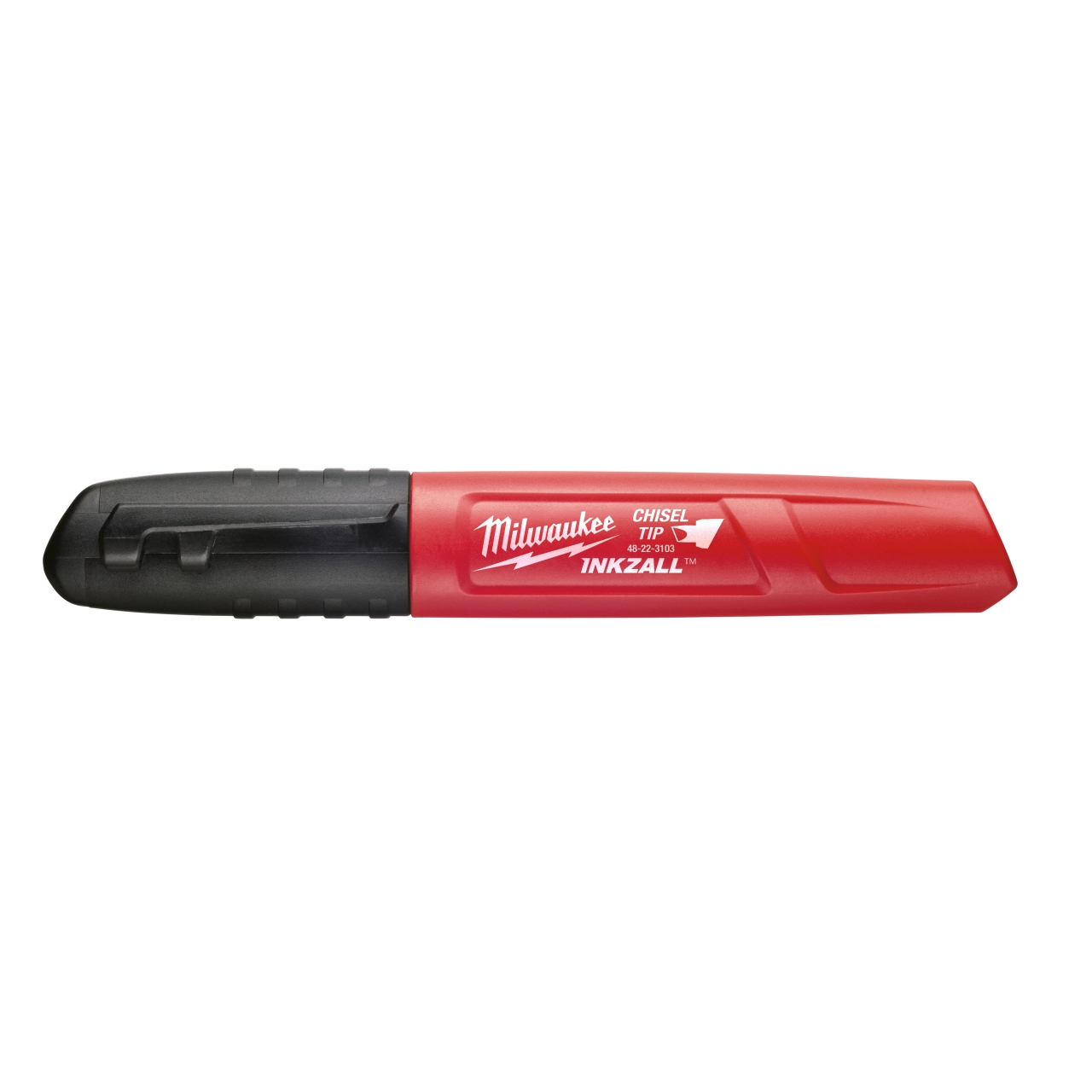 MILWAUKEE schwarz INKZALL Permanentmarker Keilspitze