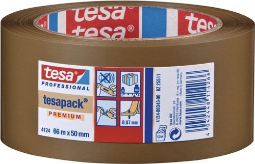 TESA Verpackungsklebeband PVC tesapack® 4124 chamois L.66m B.50mm Rl.TESA