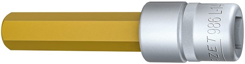 HAZET Steckschlüsseleinsatz 986L-14 1/2 Zoll Innen-6-kant SW 14mm L.100mm HAZET HAZET Steckschlüsseleinsatz 986L-14 1/2 Zoll Innen-6-kant SW 14mm L.100mm HAZET