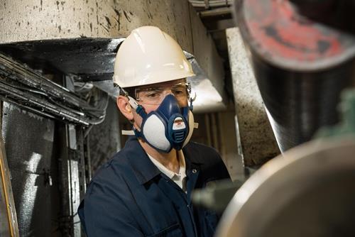3M Atemschutzhalbmaske 4000+ EN 405:2001+A1:2009 FFABE1P3 R D Einheitsgröße 3M