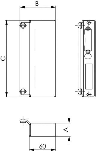 AMF Gegenkasten 146ET-30 STA ktg 30mm AMF