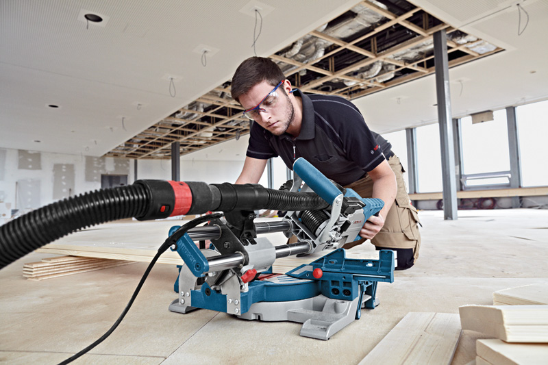 BOSCH Paneelsäge GCM 8 SJL, mit Kreissägeblatt 216 x 30 mm