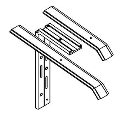 GUTMANN Flachteil RV 4/25, Aluminium